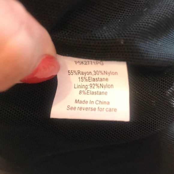 PARKER BLACK DRESS WITH SILVER DETAILS - Picture 8 of 8